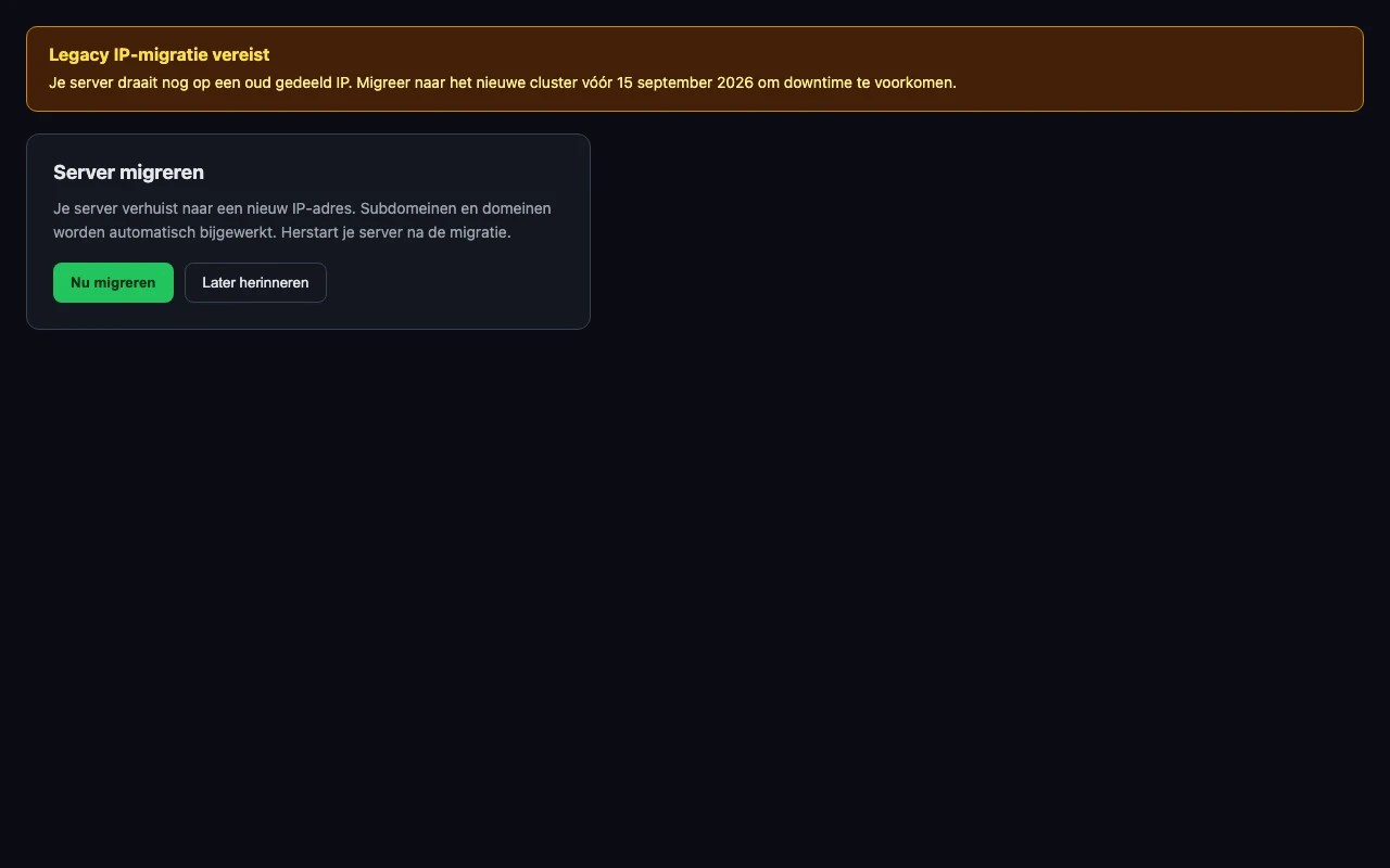 Legacy-IP-Migrationsbanner